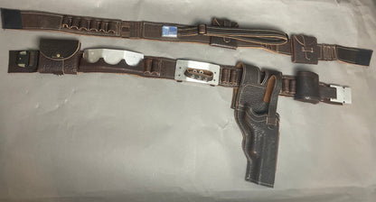 Din Djarin - The Mandalorian- Leather Bandolier, Belt, Holster & Pouches