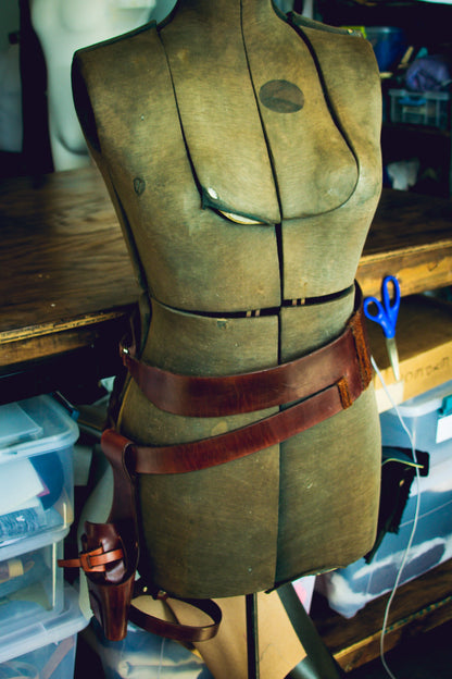 Rey Inspired Belt, Wrist Cuff, & Holster