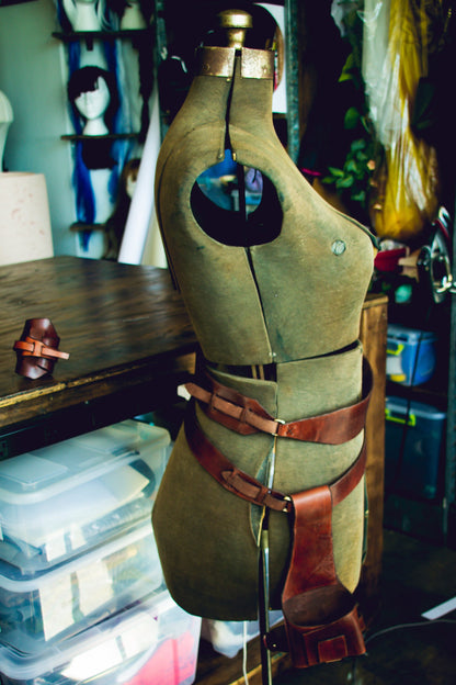 Rey Inspired Belt, Wrist Cuff, & Holster