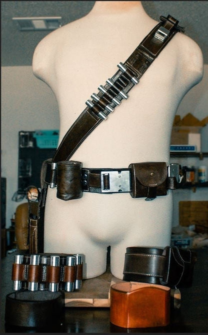 Din Djarin - The Mandalorian- Shin Straps, Leg Greave Set