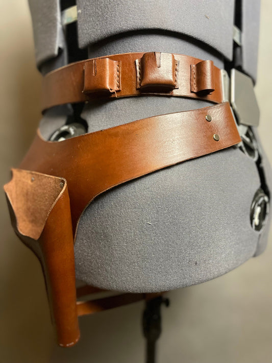 Han Solo Inspired Holster & Gun Belt (TFA Version)